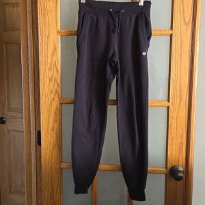 Champion black xs inseam 28" y2k joggers sweats womens pockets